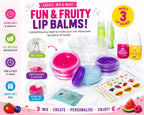 Make Your Own Lip Balm Kit Girls DIY Fruity Lip Balm Lab Kids Gift Set Age 8+