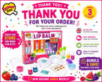 Make Your Own Lip Balm Kit Girls DIY Fruity Lip Balm Lab Kids Gift Set Age 8+