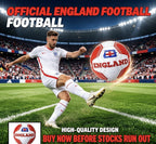 England Football Size 5 - Official Style Red White Blue Ball On OFFER SALE