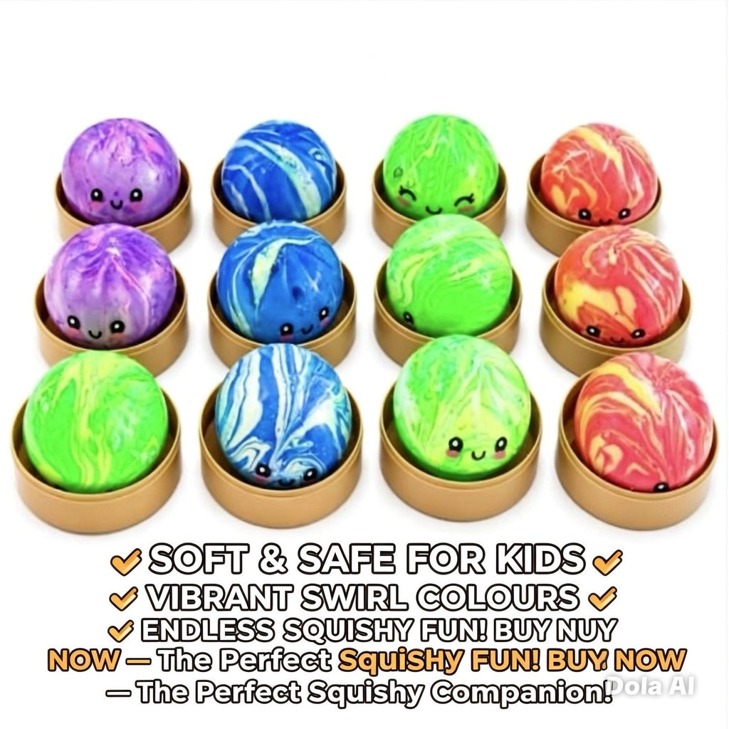 Large Squishy Dumpling 8.5cm Tie-Dye Latest Craze-LIMITED STOCK OFFER