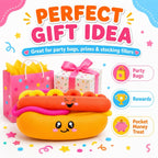 Hot Dog Squishy Toy Kawaii Fidget Sensory Stress Relief Kids Gift 3+ New