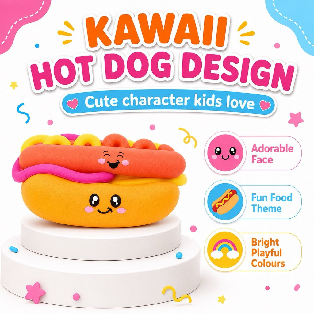 Hot Dog Squishy Toy Kawaii Fidget Sensory Stress Relief Kids Gift 3+ New