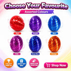 3D Rotating Egg Fidget Toy Twist Sensory Spinner Assorted Colours Kids Gift