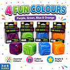 Marble Cube Squishy Toy Boxed Kids Fidget Sensory Stress Relief Gift 3+