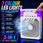 3-in-1 Portable Air Cooler Fan Evaporative Ice Cooling Air Conditer Humidifier