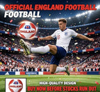 England Football Size 5 - Official Style Red White Blue Ball On OFFER SALE
