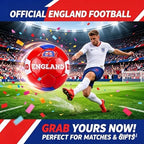 England Football Size 5 – Official Style Red On Sale Now
