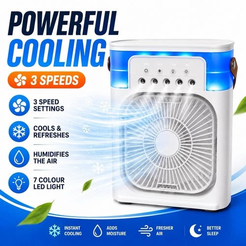 3-in-1 Portable Air Cooler Fan Evaporative Ice Cooling Air Conditer Humidifier